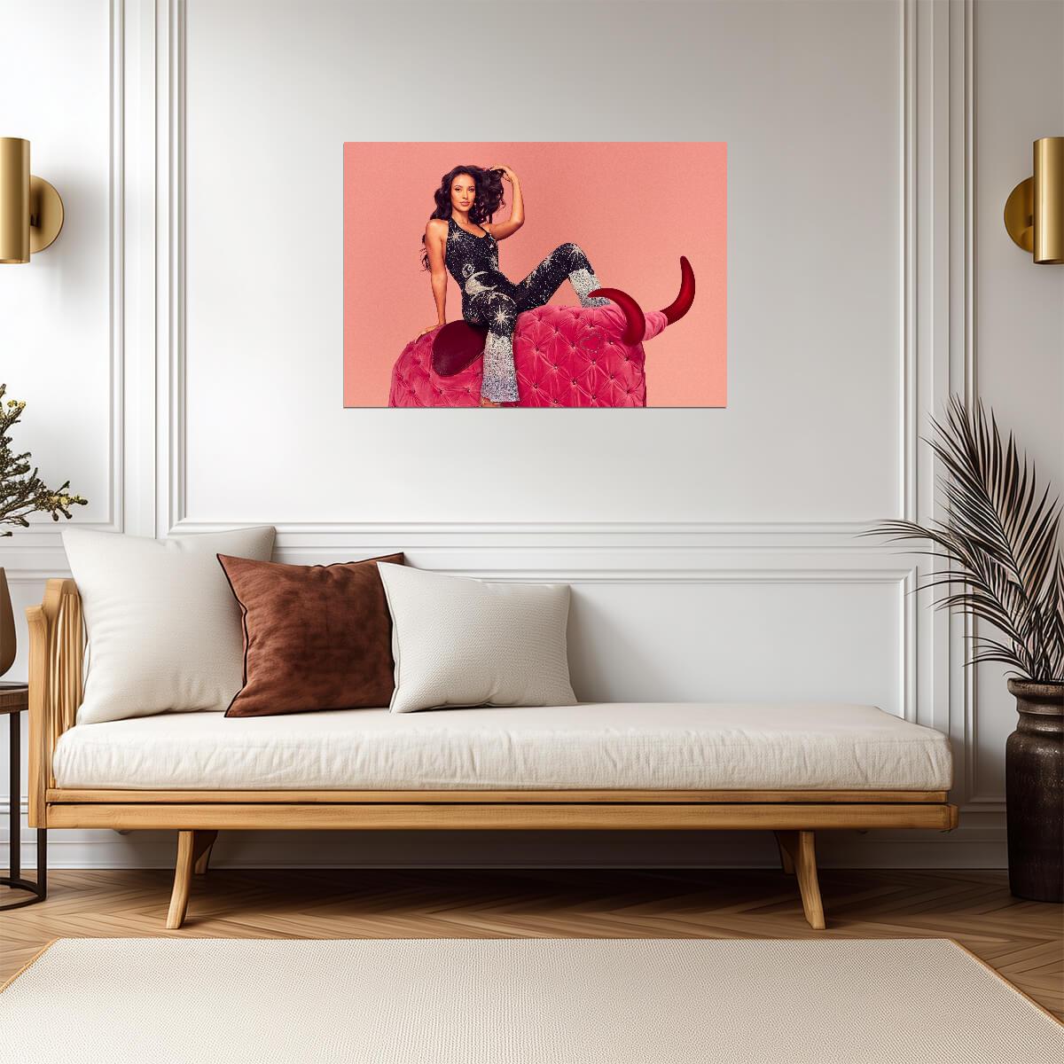 Maya Jama Poster | Model Art Print - Celebrities Poster