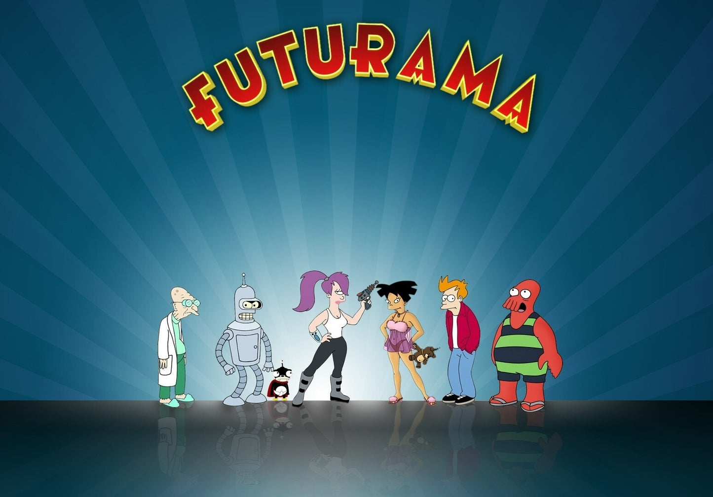 Futurama Characters Art | Animated TV Show Poster | Pop Art Print - Movies & TV Poster