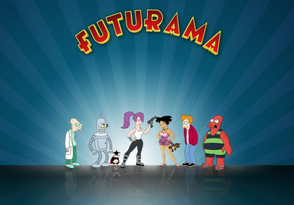Futurama Characters Art | Animated TV Show Poster | Pop Art Print - Movies & TV Poster