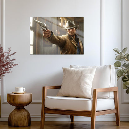 Red Dead Redemption 2 Arthur Morgan Aiming Revolver | Western Game Poster | Gift for Gamers - Video Games Poster