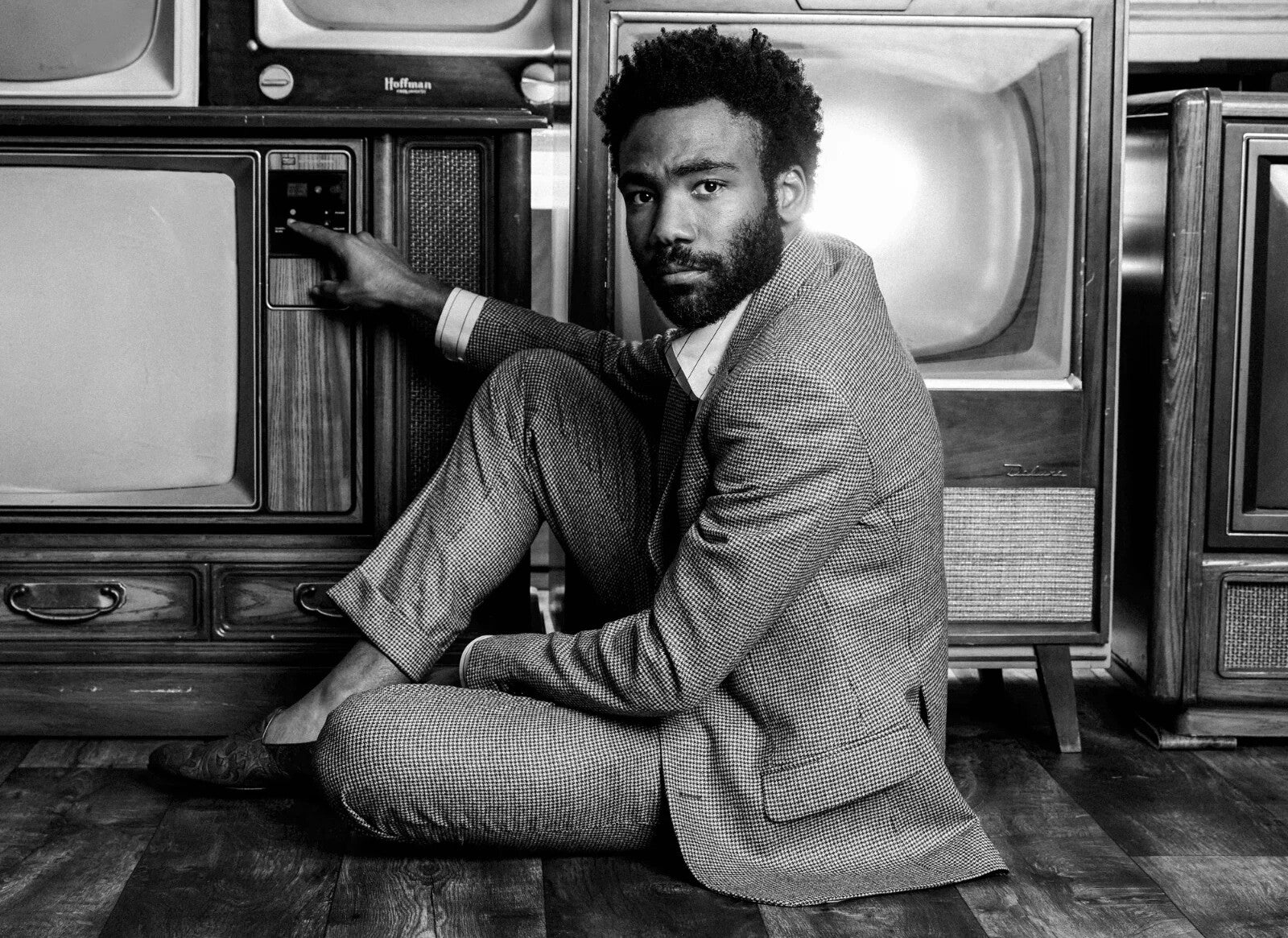 Donald Glover | Black and White Photo | Artist Poster - Celebrities Poster