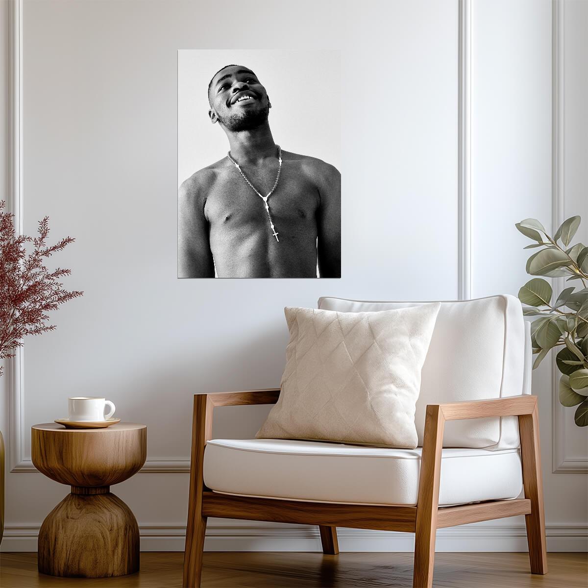 Dave Santan Dave | Black and White Print | Rapper Poster - Music Poster