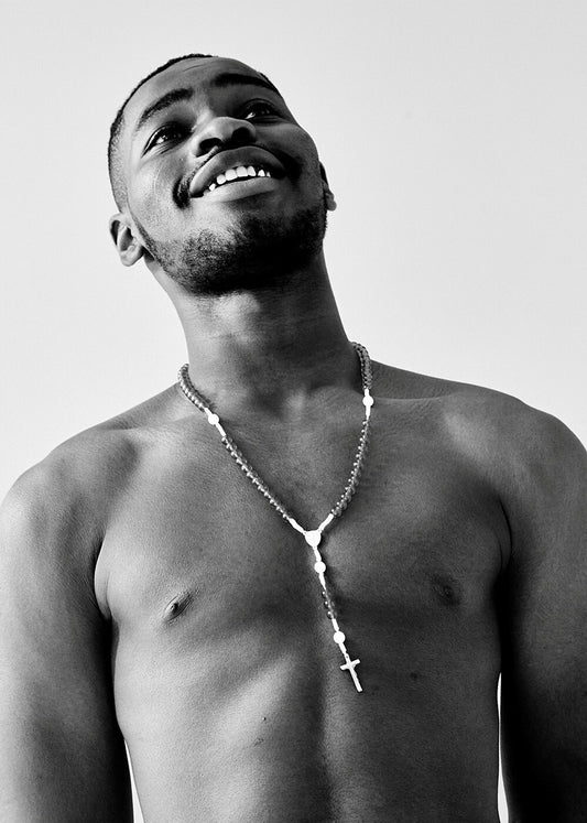 Dave Santan Dave | Black and White Print | Rapper Poster - Music Poster