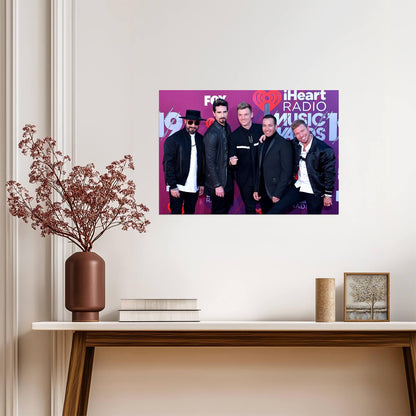 Backstreet Boys Group Photo | 90s Pop Music Icons | Boy Band Poster - Music Poster