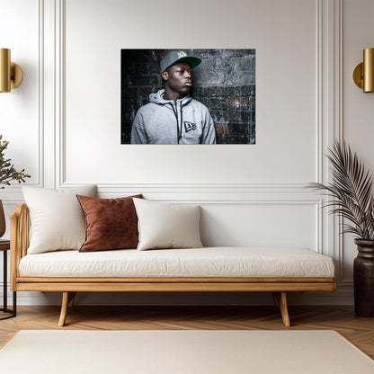 J Hus | Neutral Tone Art | Celebrity Poster - Music Poster