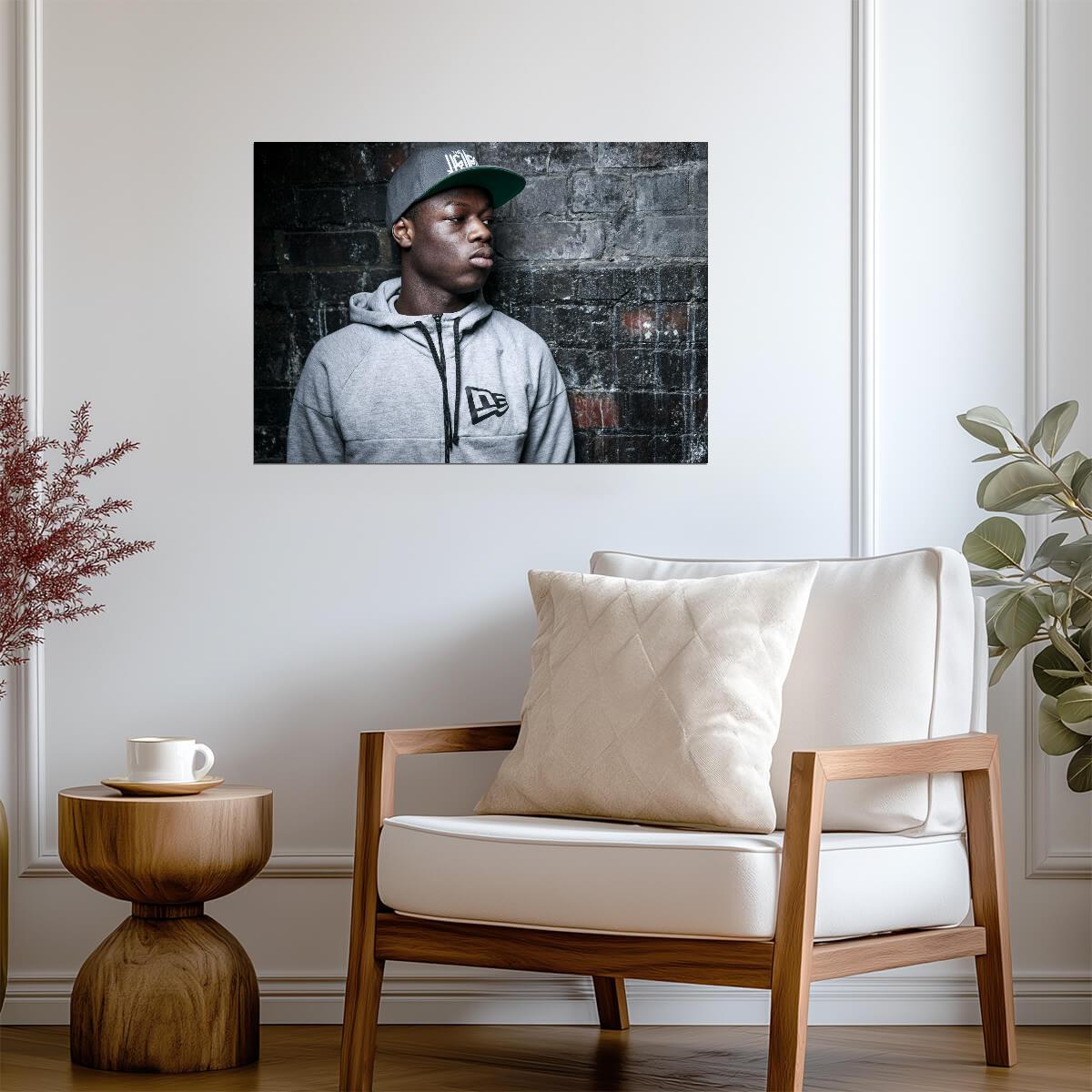 J Hus | Neutral Tone Art | Celebrity Poster - Music Poster