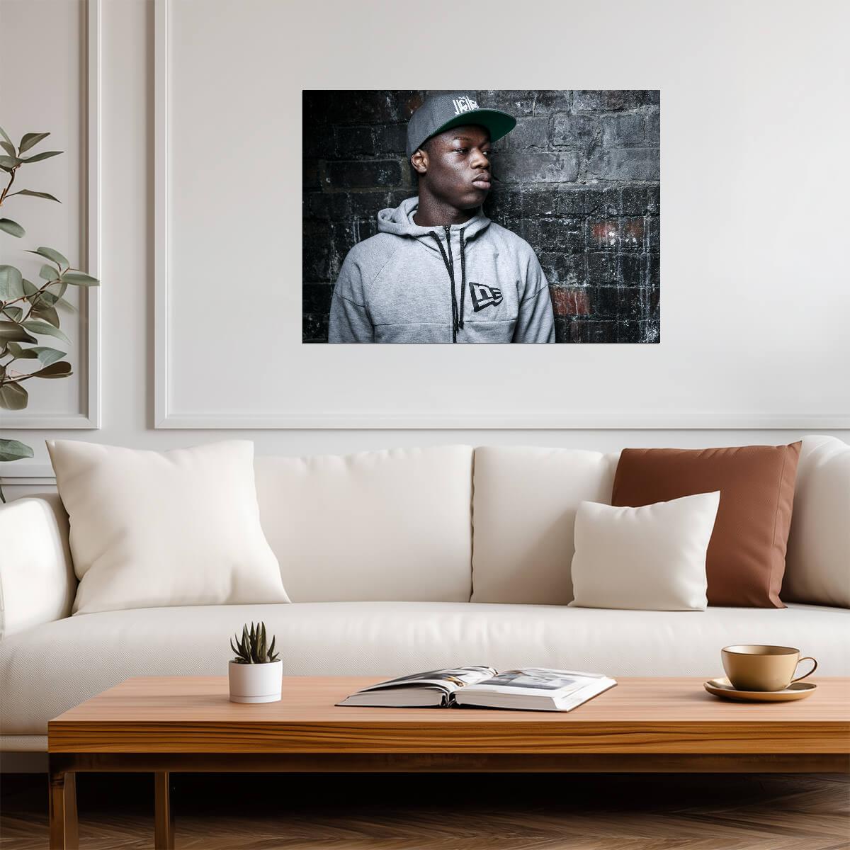 J Hus | Neutral Tone Art | Celebrity Poster - Music Poster