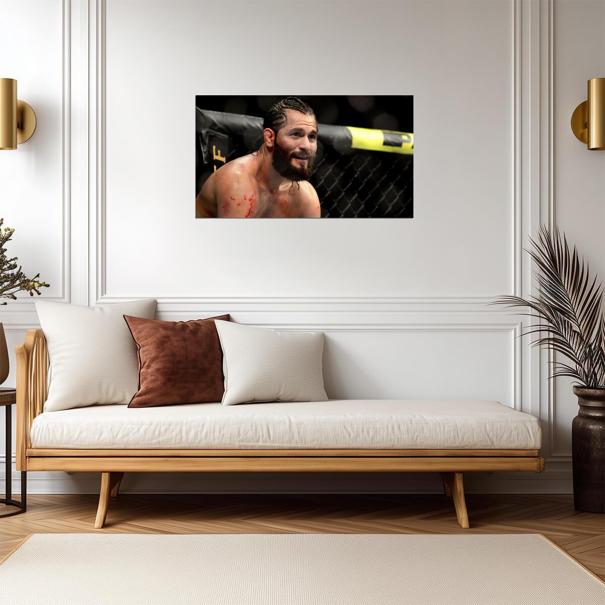 Jorge Masvidal UFC Fighter | MMA Poster | Combat Sports Legend Art - Sports Poster