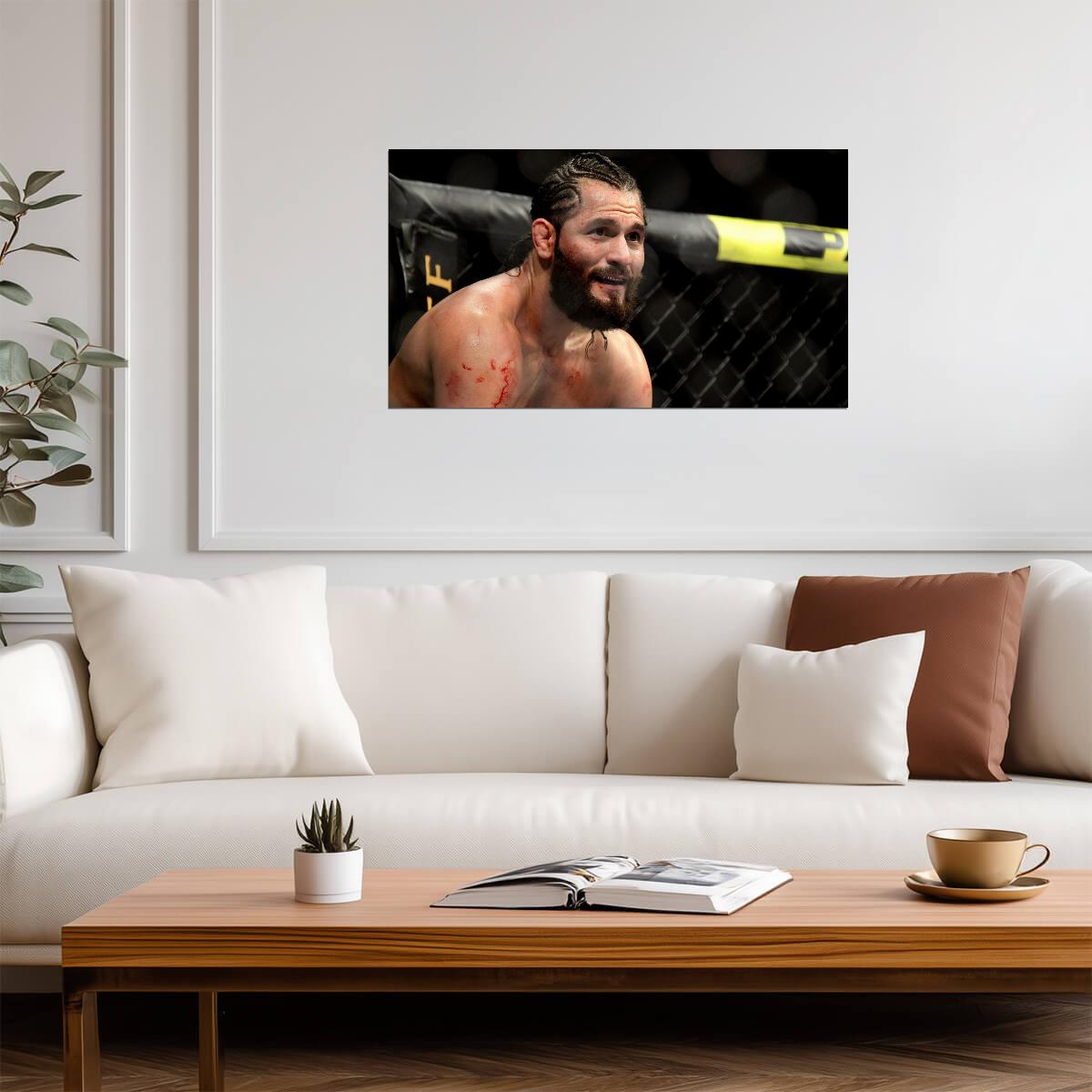 Jorge Masvidal UFC Fighter | MMA Poster | Combat Sports Legend Art - Sports Poster