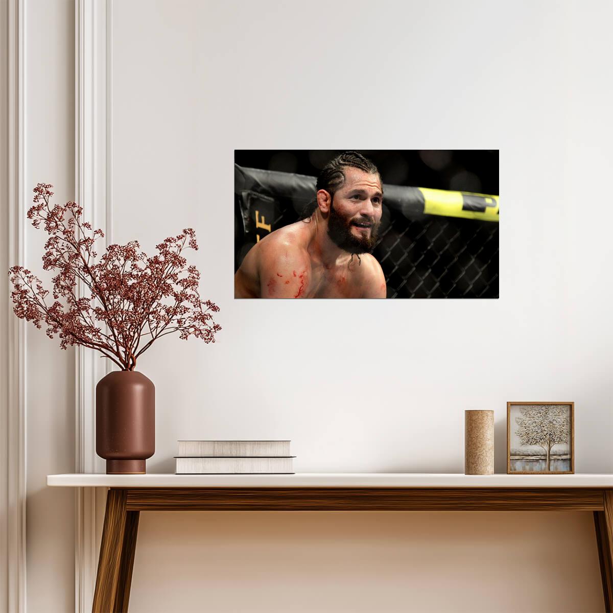 Jorge Masvidal UFC Fighter | MMA Poster | Combat Sports Legend Art - Sports Poster