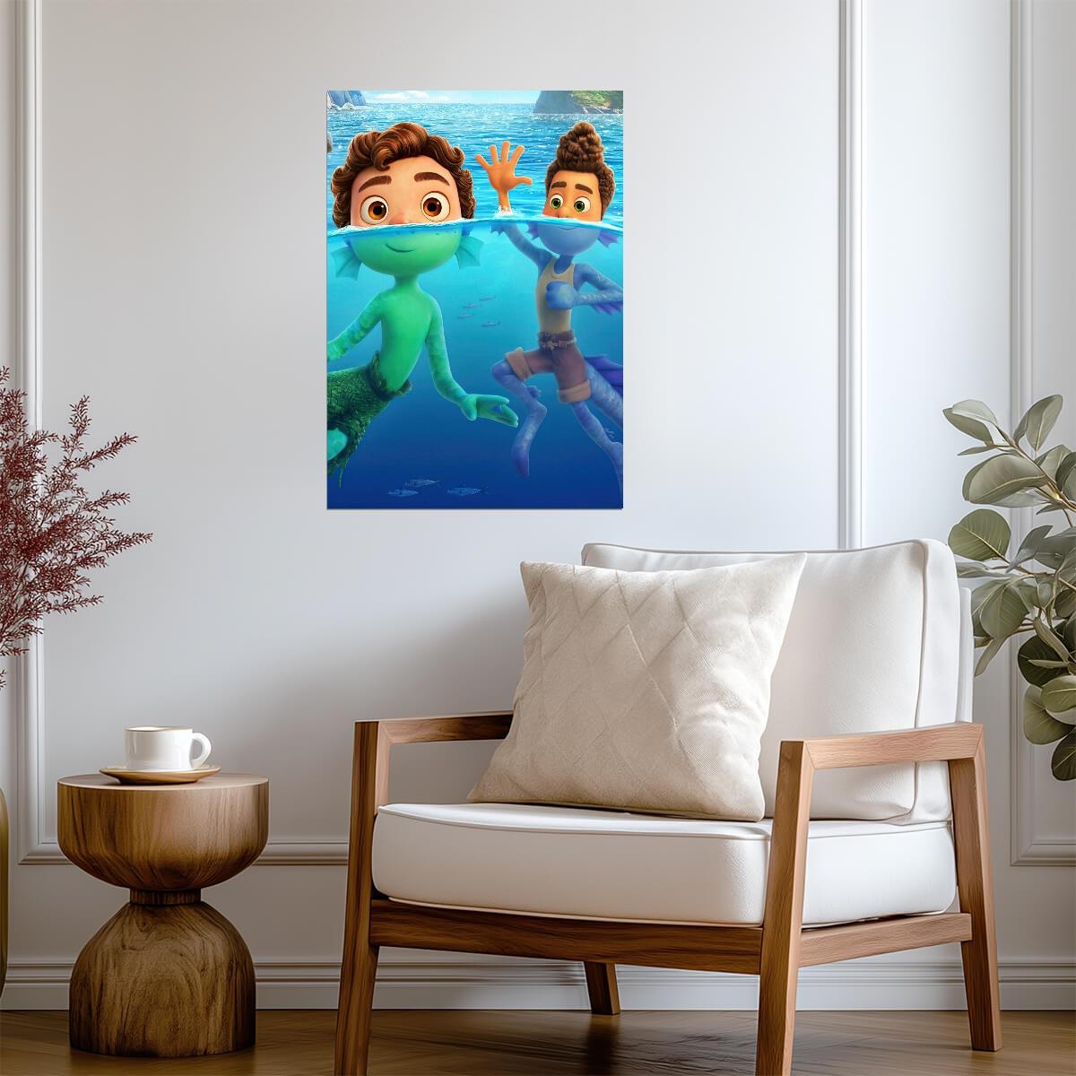 Luca Poster | Disney Animation Art Print - Movies & TV Poster