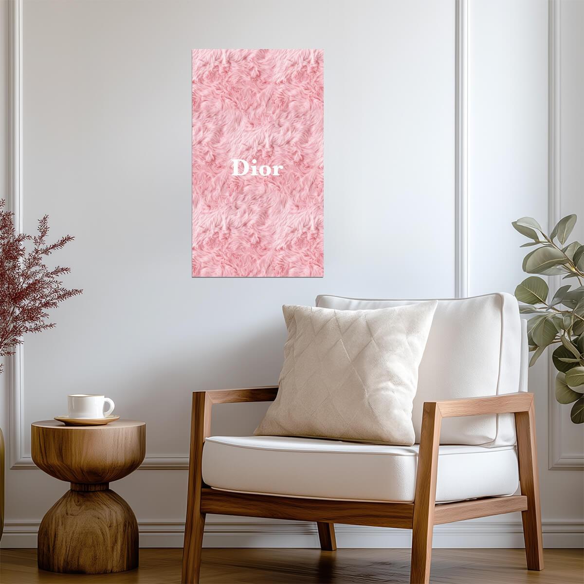 Dior | Pastel Design | Fashion Illustration Poster - Graphic & Art Poster