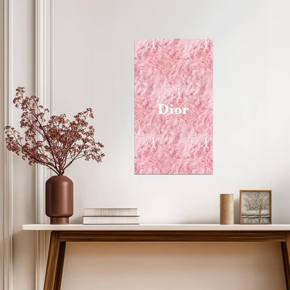 Dior | Pastel Design | Fashion Illustration Poster - Graphic & Art Poster