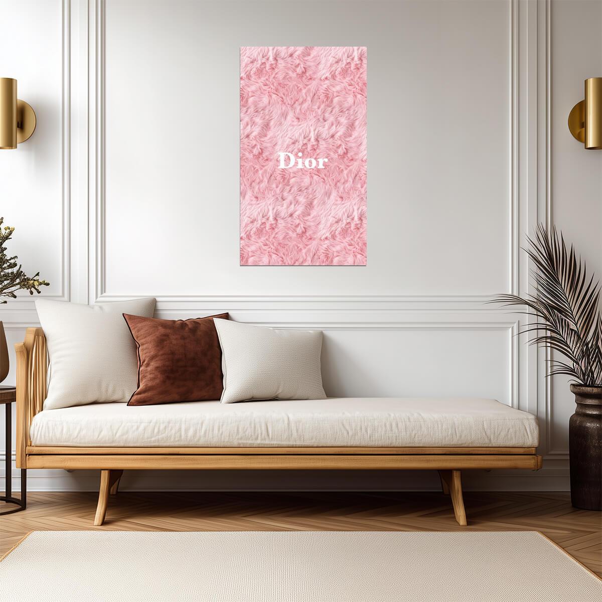 Dior | Pastel Design | Fashion Illustration Poster - Graphic & Art Poster