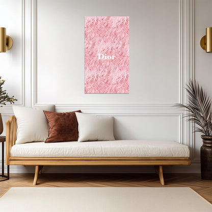 Dior | Pastel Design | Fashion Illustration Poster - Graphic & Art Poster