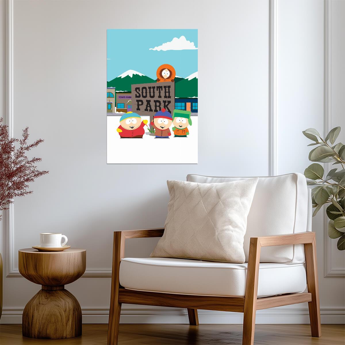 South Park Classic Group Shot | Stan Kyle Cartman & Kenny | Comedy TV Series Poster - Movies & TV Poster