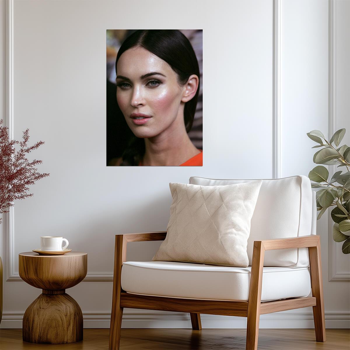 Megan Fox Celebrity Portrait | Movie Beauty Photo | Modern Wall Art Poster - Celebrities Poster