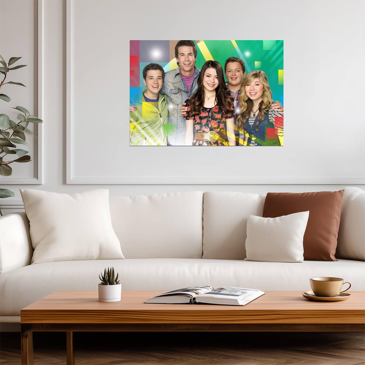 iCarly | Modern Sitcom Art | Wall Decor Poster - Movies & TV Poster