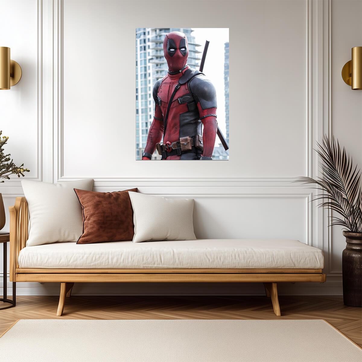 Deadpool Movie Still | Marvel Superhero Wall Art | Action Comedy Film Poster - Movies & TV Poster
