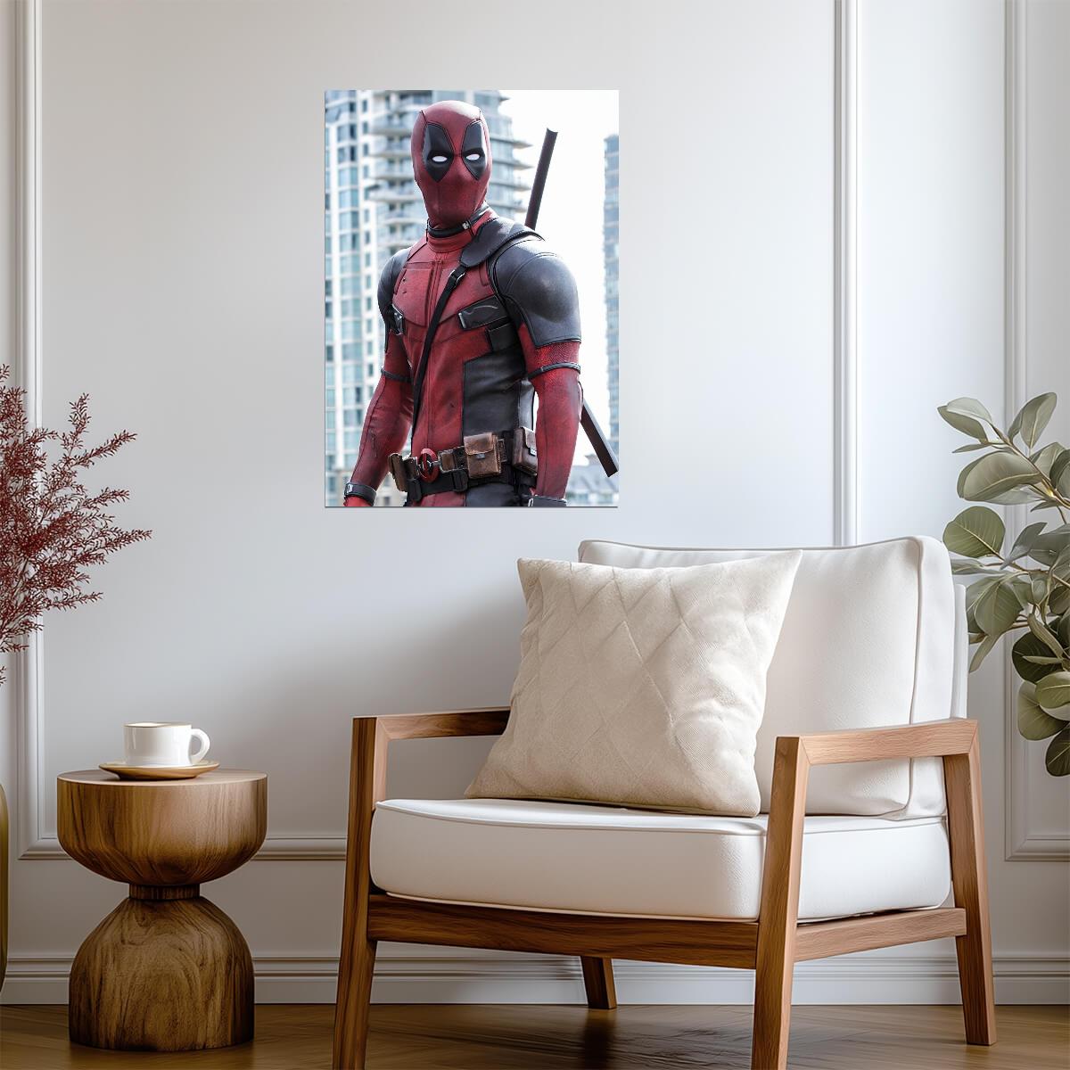 Deadpool Movie Still | Marvel Superhero Wall Art | Action Comedy Film Poster - Movies & TV Poster