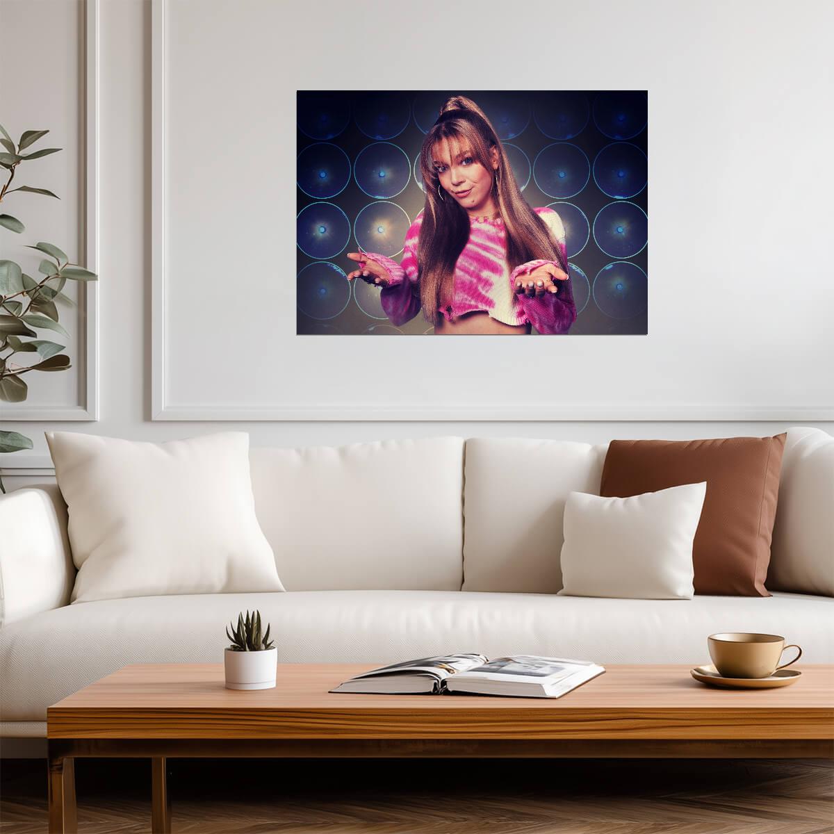 Becky Hill | Cool Tones Portrait | Singer Poster - Music Poster