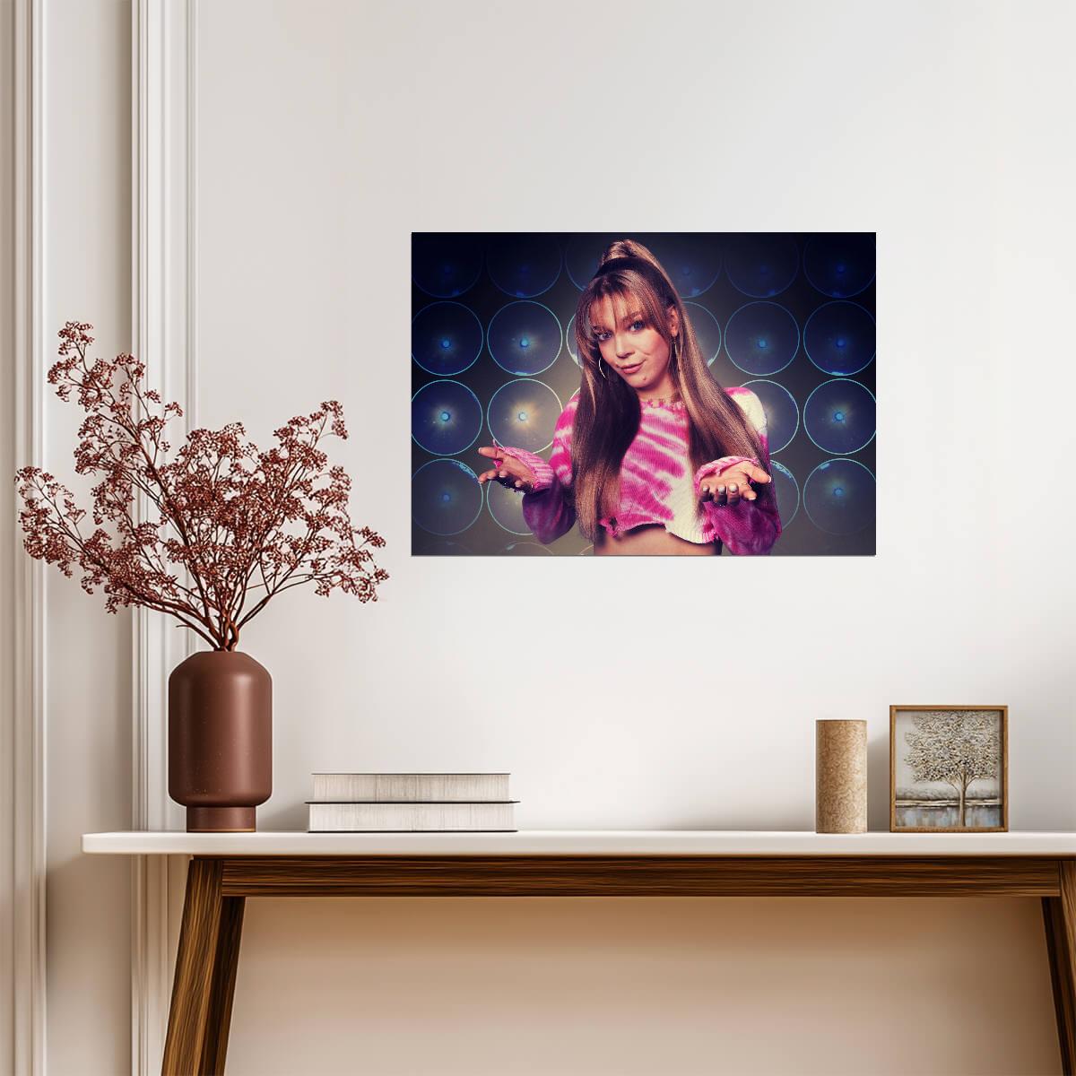 Becky Hill | Cool Tones Portrait | Singer Poster - Music Poster