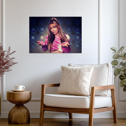 Becky Hill | Cool Tones Portrait | Singer Poster - Music Poster