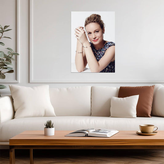 Brie Larson | Modern Actress Art | Fan Gift Poster - Celebrities Poster