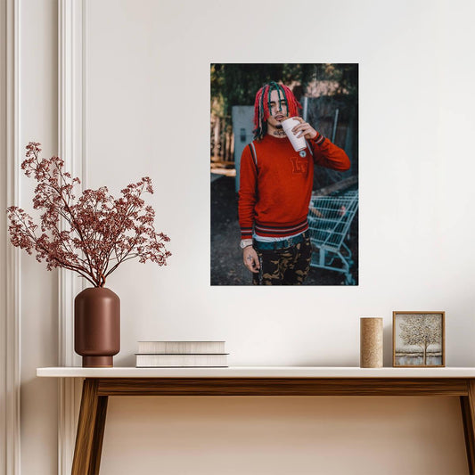 Lil Pump Poster | Rapper Wall Art - Music Poster
