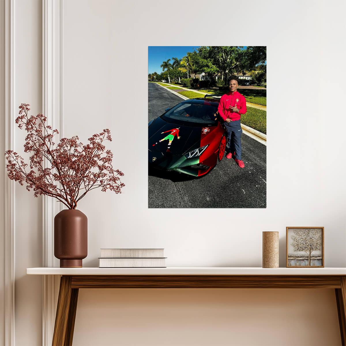 IShowSpeed | Vibrant Portrait | Content Creator Poster - Celebrities Poster