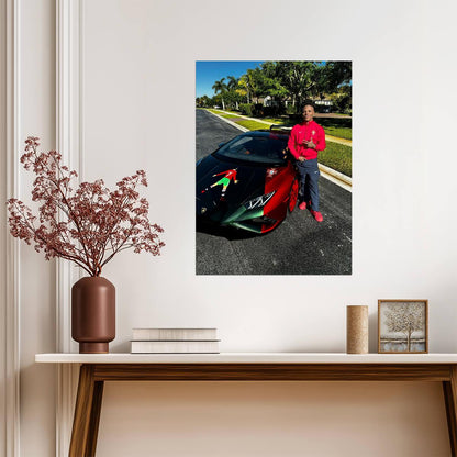 IShowSpeed | Vibrant Portrait | Content Creator Poster - Celebrities Poster