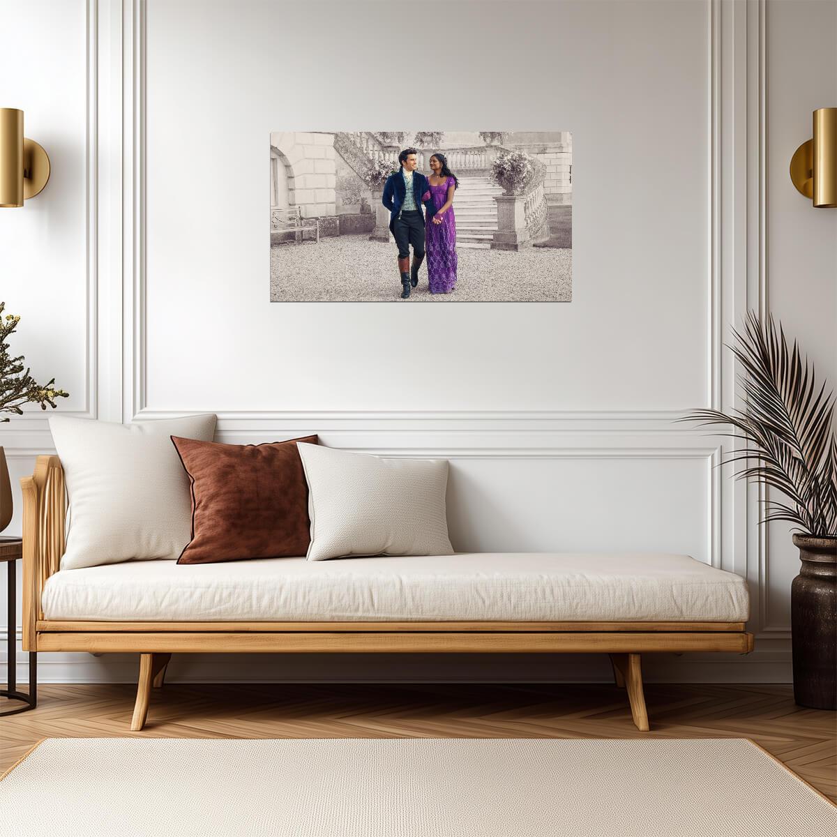 Bridgerton Anthony Bridgerton & Kate Sharma | Period Drama Poster | Romantic TV Show Wall Art - Movies & TV Poster