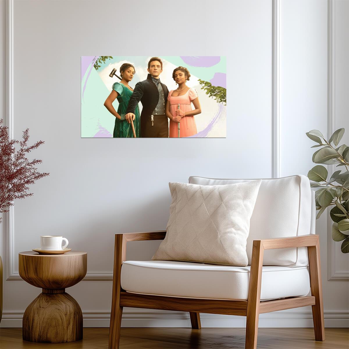 Bridgerton Anthony Kate & Edwina Sharma | Season 2 TV Show Poster | Regency Romance Wall Art - Movies & TV Poster