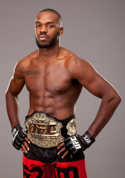 Jon Jones UFC Champion | MMA Fighter Poster | Combat Sports Legend Art - Sports Poster