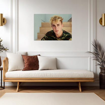 Jake Paul The Problem Child | Boxing Star Portrait | Combat Sports Poster - Sports Poster