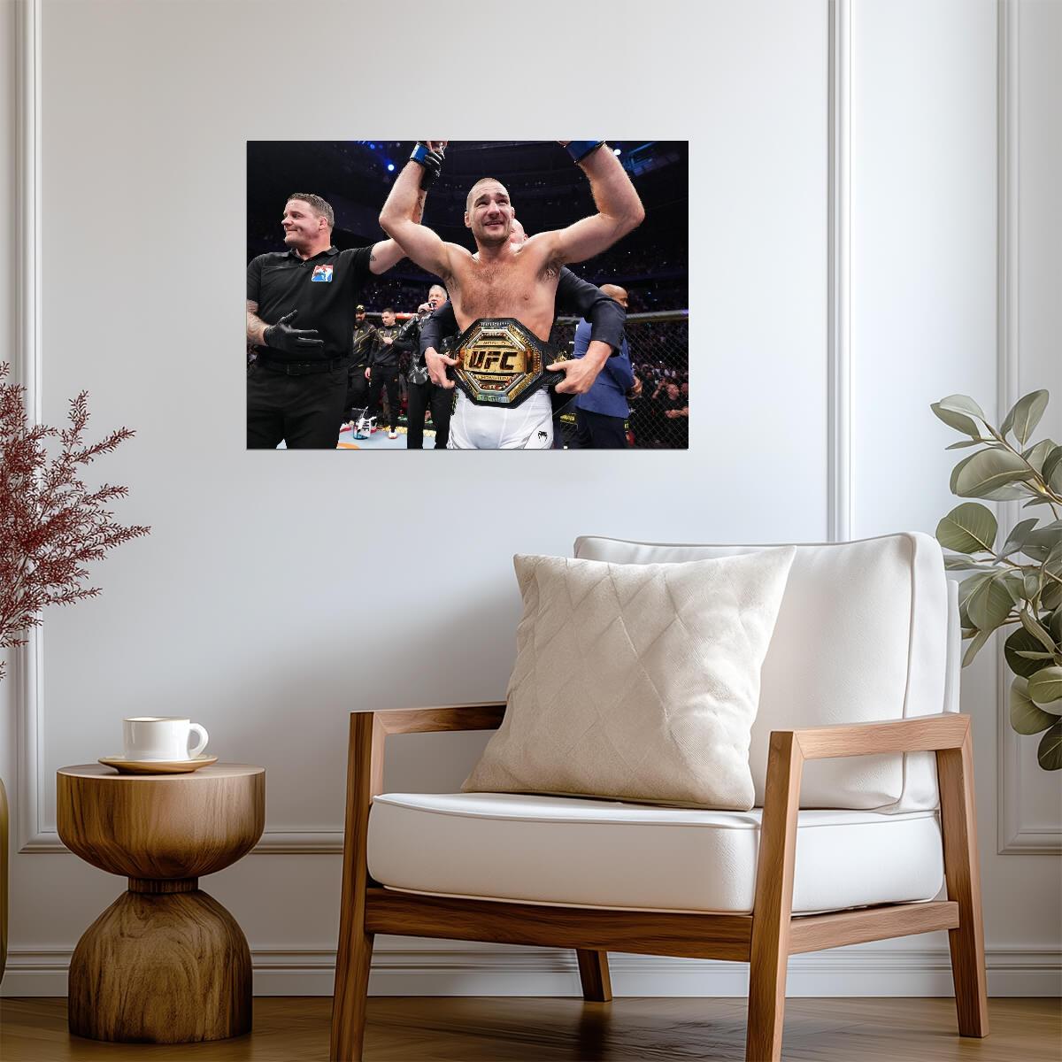 Sean Strickland Crowned UFC Champion | MMA Victory Poster | Combat Sports Fan Gift - Sports Poster