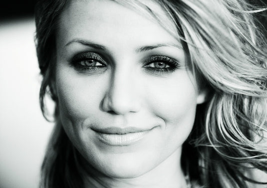 Cameron Diaz | Black and White Photo | Actress Poster - Celebrities Poster
