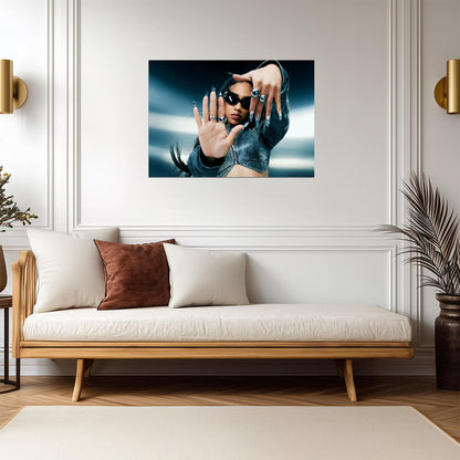 Bia | Cool Tone Art | Singer Poster - Music Poster