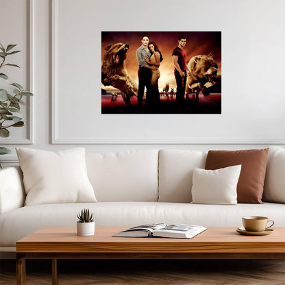 Twilight Saga Cast Poster | Edward Bella Jacob | Movie Wall Art - Movies & TV Poster