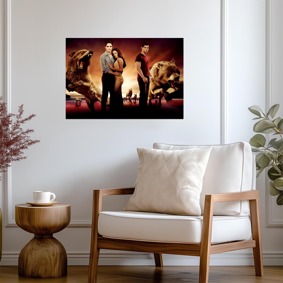 Twilight Saga Cast Poster | Edward Bella Jacob | Movie Wall Art - Movies & TV Poster