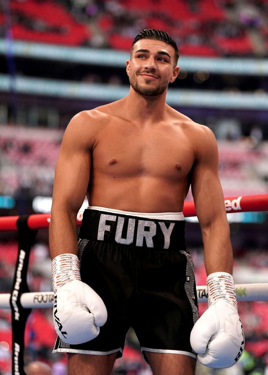 Tommy Fury Professional Boxer | Combat Sports Poster | In-Ring Portrait - Sports Poster