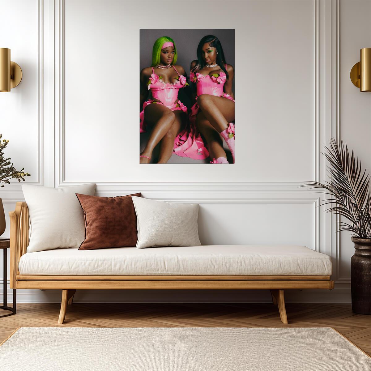 City Girls | Urban Music Art | Sexy Star Poster - Music Poster