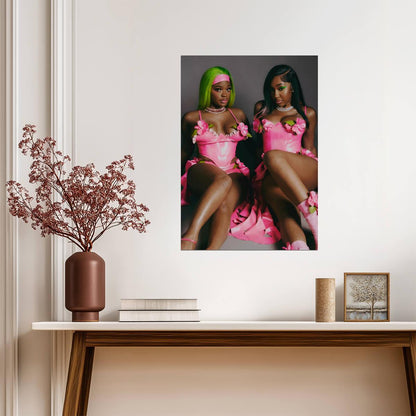 City Girls | Urban Music Art | Sexy Star Poster - Music Poster