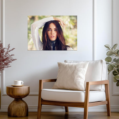 Megan Fox Photoshoot Portrait | Modern Celebrity Poster | Glamour Photography Wall Art - Celebrities Poster