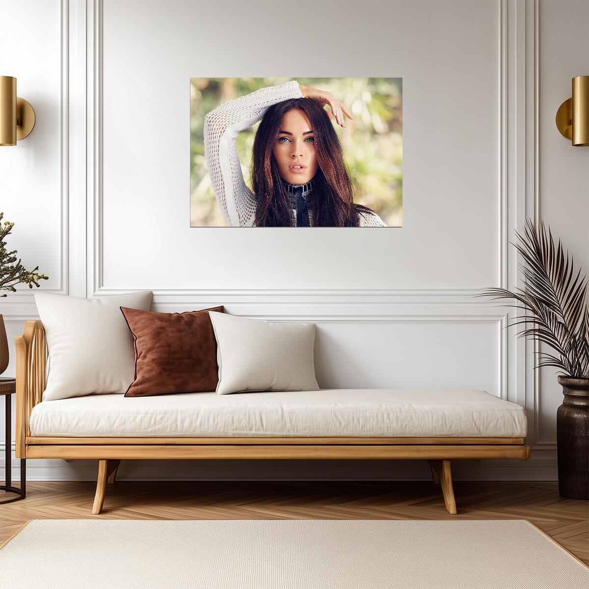 Megan Fox Photoshoot Portrait | Modern Celebrity Poster | Glamour Photography Wall Art - Celebrities Poster