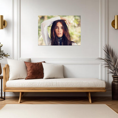Megan Fox Photoshoot Portrait | Modern Celebrity Poster | Glamour Photography Wall Art - Celebrities Poster