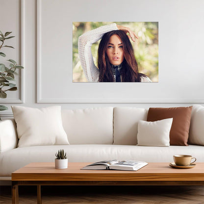 Megan Fox Photoshoot Portrait | Modern Celebrity Poster | Glamour Photography Wall Art - Celebrities Poster
