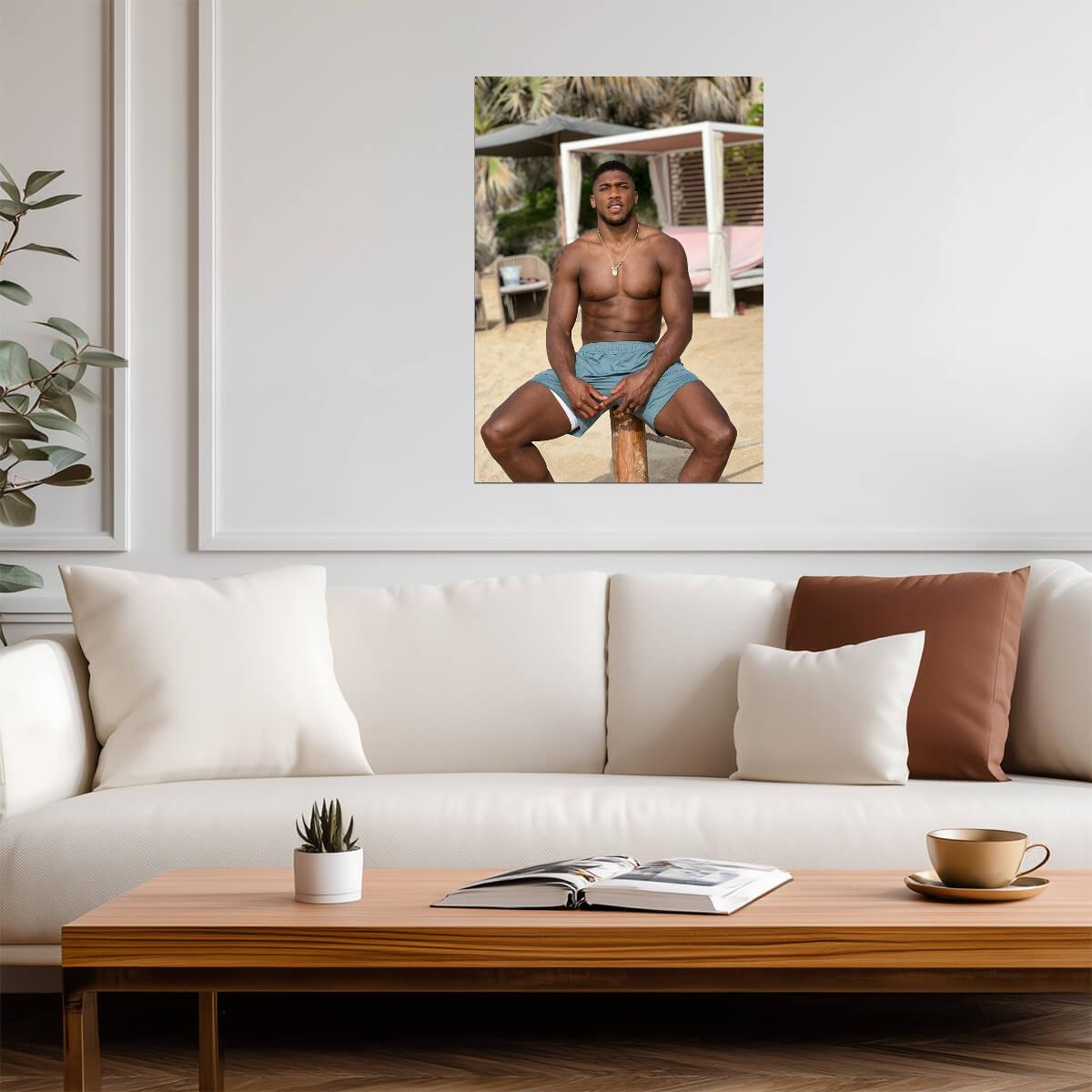 Anthony Joshua Heavyweight Champion | Boxing Legend Photo Poster | Fitness Motivation Wall Art - Sports Poster