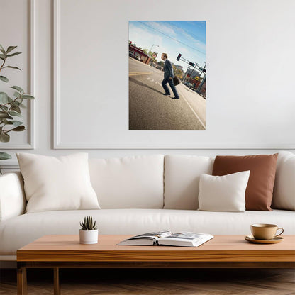 Better Call Saul Goodman Walking | TV Show Poster | Cinematic Wall Art - Movies & TV Poster