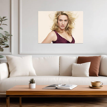 Kate Winslet Wall Art | British Actress Poster - Celebrities Poster